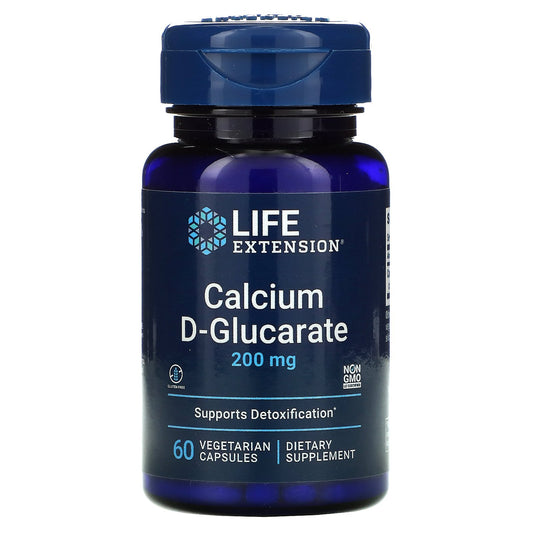 Life Extension Calcium D-Glucarate, 200mg - 60 vcaps