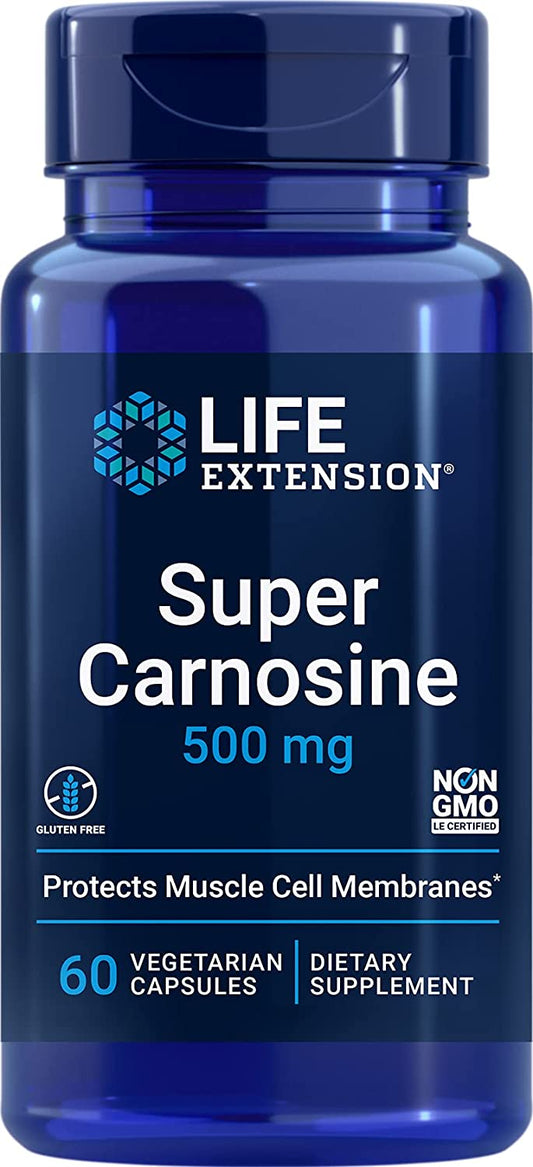 Life Extension Super Carnosine, 500mg - 60 vcaps