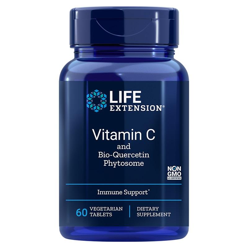 Life Extension Vitamin C and Bio-Quercetin Phytosome - 60 vegetarian tabs