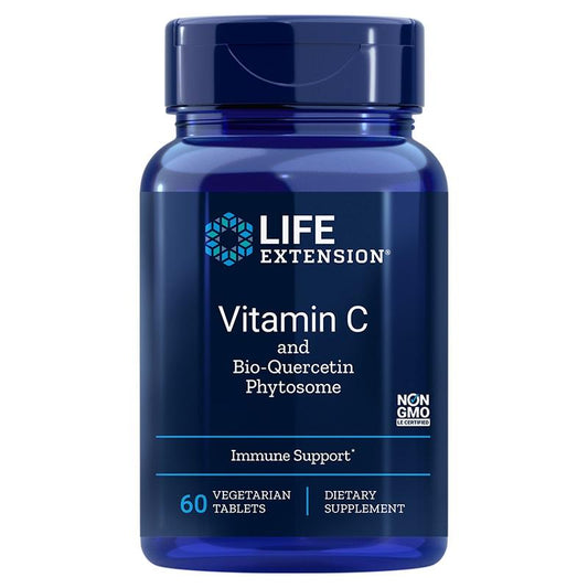 Life Extension Vitamin C and Bio-Quercetin Phytosome - 60 vegetarian tabs