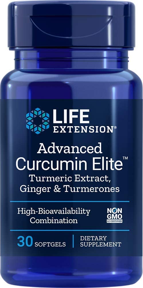 Life Extension Advanced Curcumin Elite Turmeric Extract, Ginger & Turmerones - 30 softgels