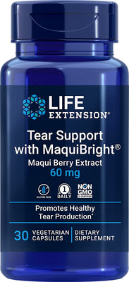 Life Extension Tear Support with MaquiBright (Maqui Berry Extract), 60mg - 30 vcaps