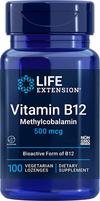 Life Extension Vitamin B12, 500mcg - 100 lozenges