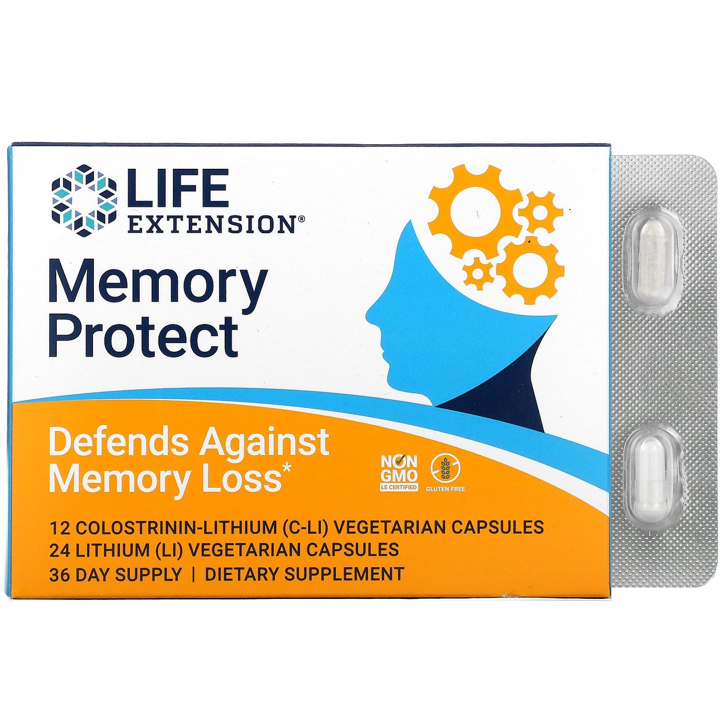 Life Extension Memory Protect - 36 caps