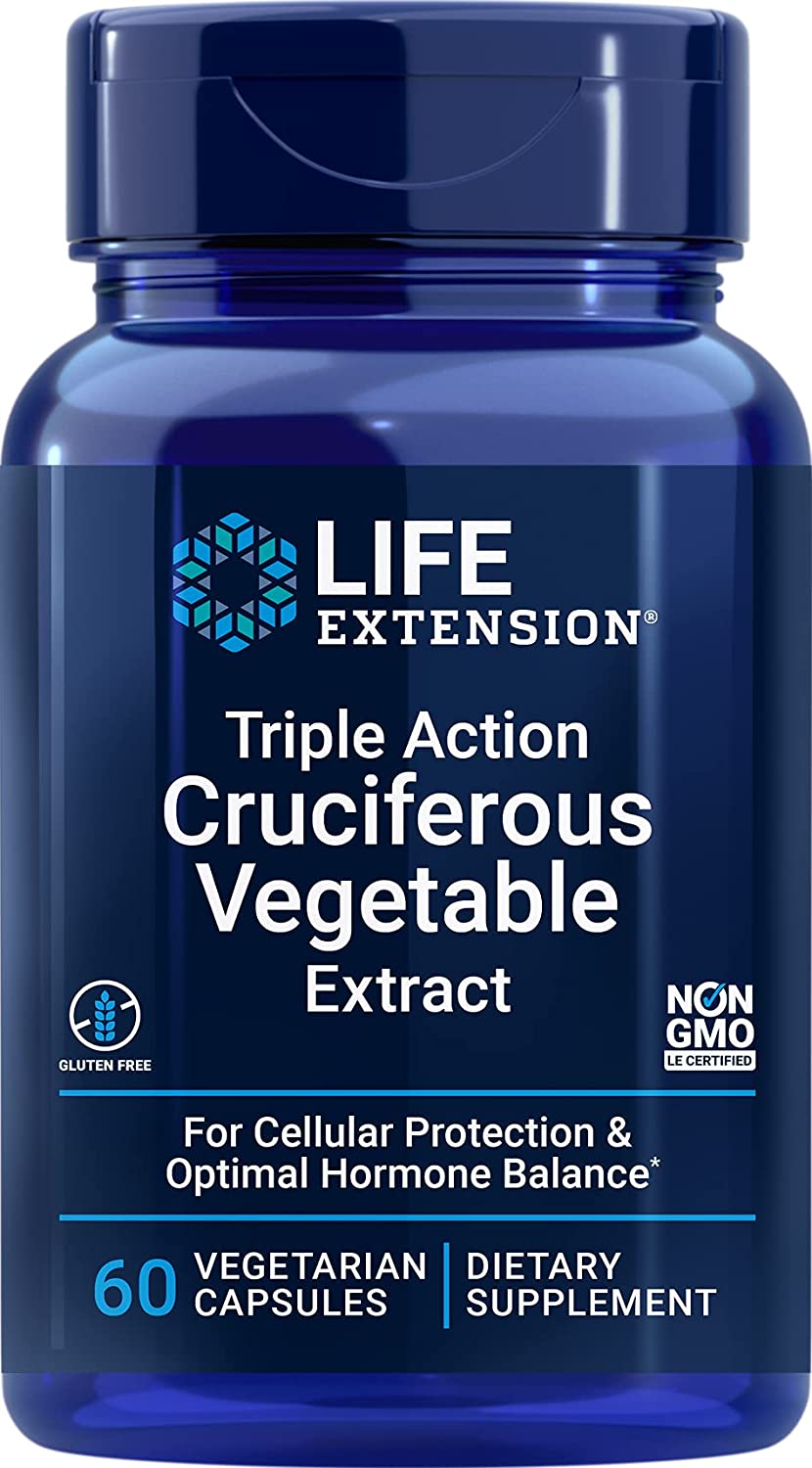Life Extension Triple Action Cruciferous Vegetable Extract - 60 vcaps