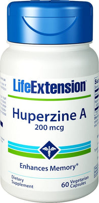 Life Extension Huperzine A, 200mcg - 60 vcaps (Pack of 3)