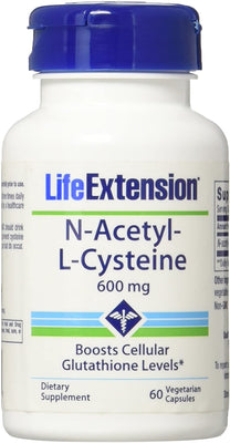 Life Extension N-Acetyl-L-Cysteine, 600mg - 60 vcaps