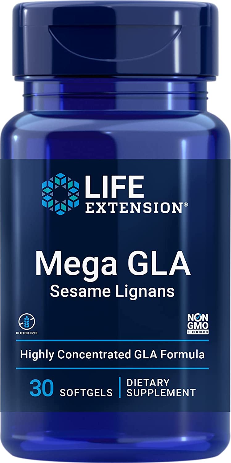 Life Extension Mega GLA with Sesame Lignans - 30 softgels