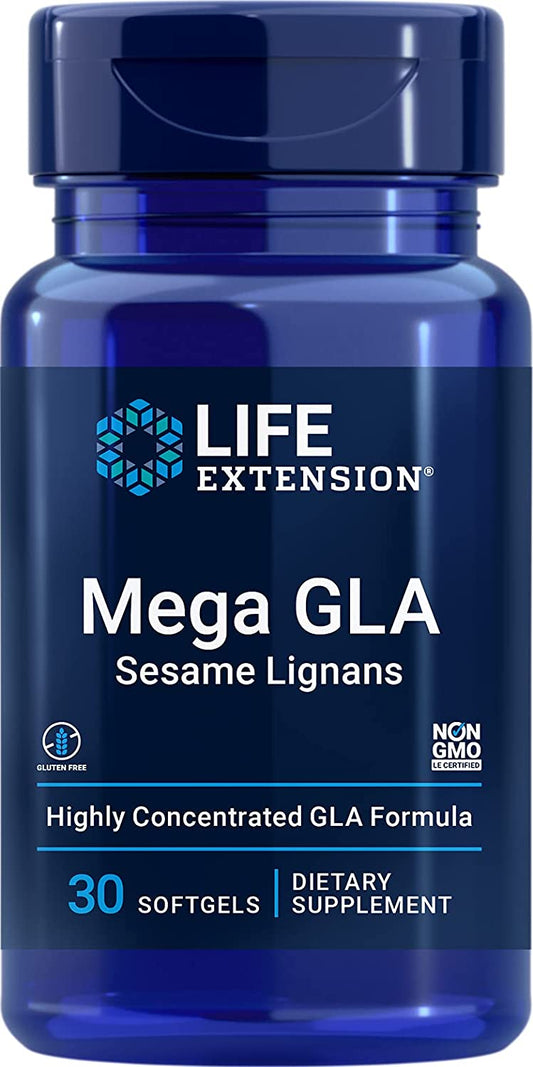 Life Extension Mega GLA with Sesame Lignans - 30 softgels
