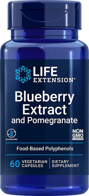 Life Extension Blueberry Extract with Pomegranate - 60 vcaps