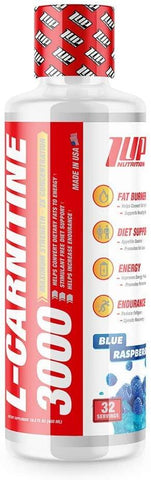 1Up Nutrition L-Carnitine 3000, Blue Raspberry - 480 ml.