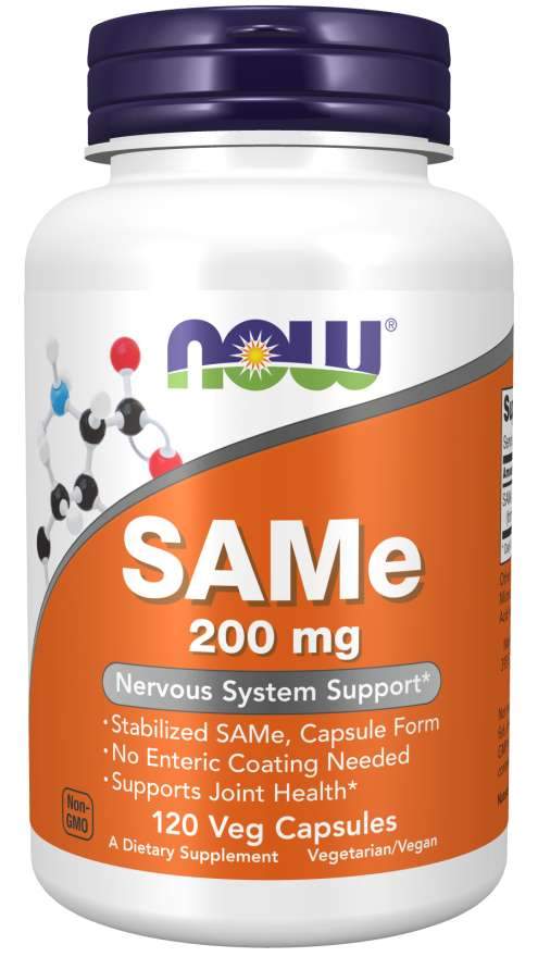 NOW Foods SAMe, 200mg - 120 vcaps