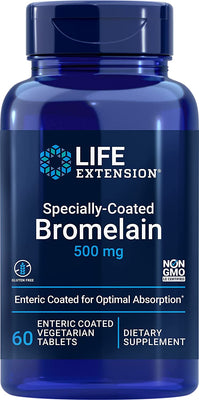 Life Extension Specially-Coated Bromelain, 500mg - 60 enteric coated tabs