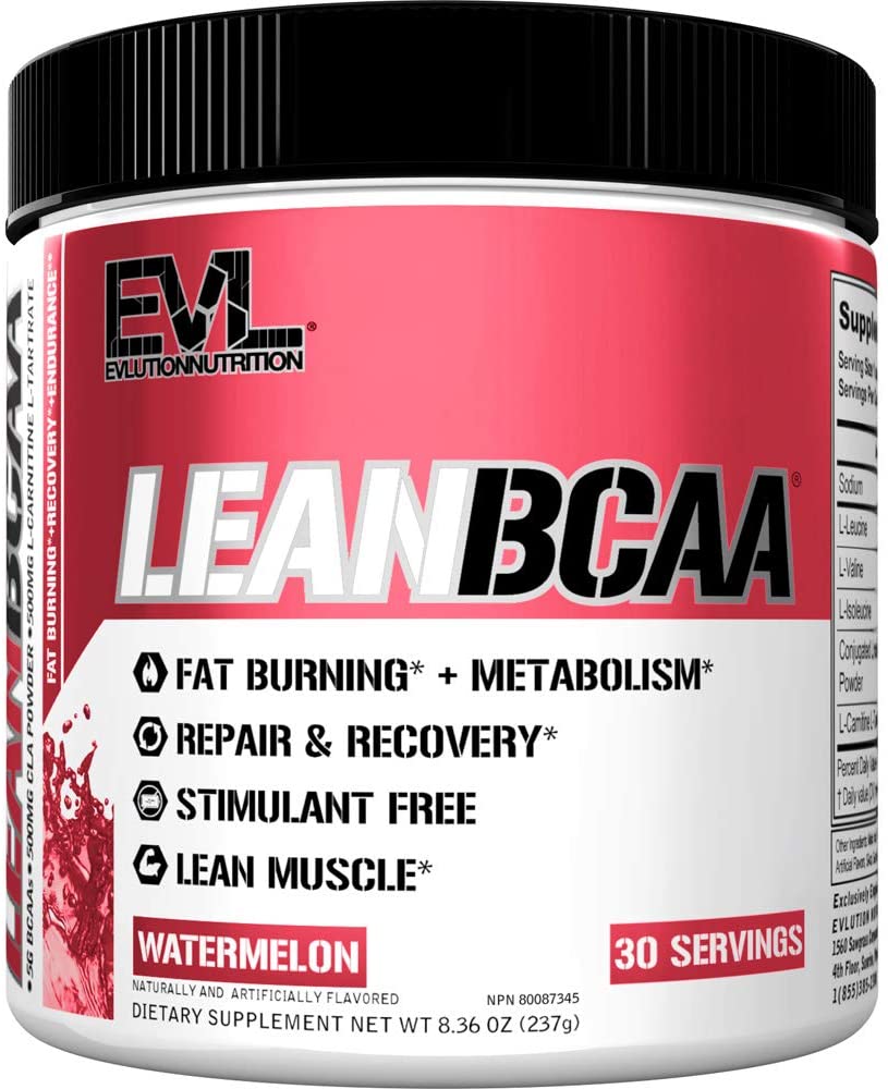 EVLution Nutrition Lean BCAA - Stimulant Free, Watermelon - 237g