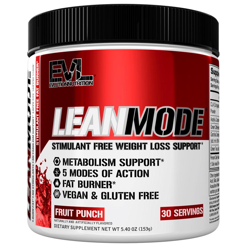 EVLution Nutrition LeanMode Powder, Fruit Punch - 153g