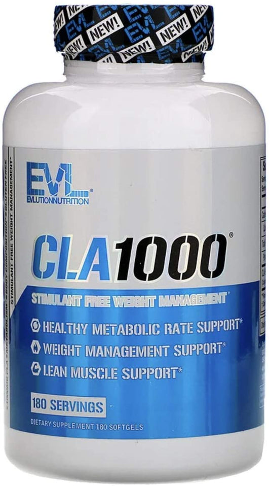 EVLution Nutrition CLA 1000 - 180 softgels