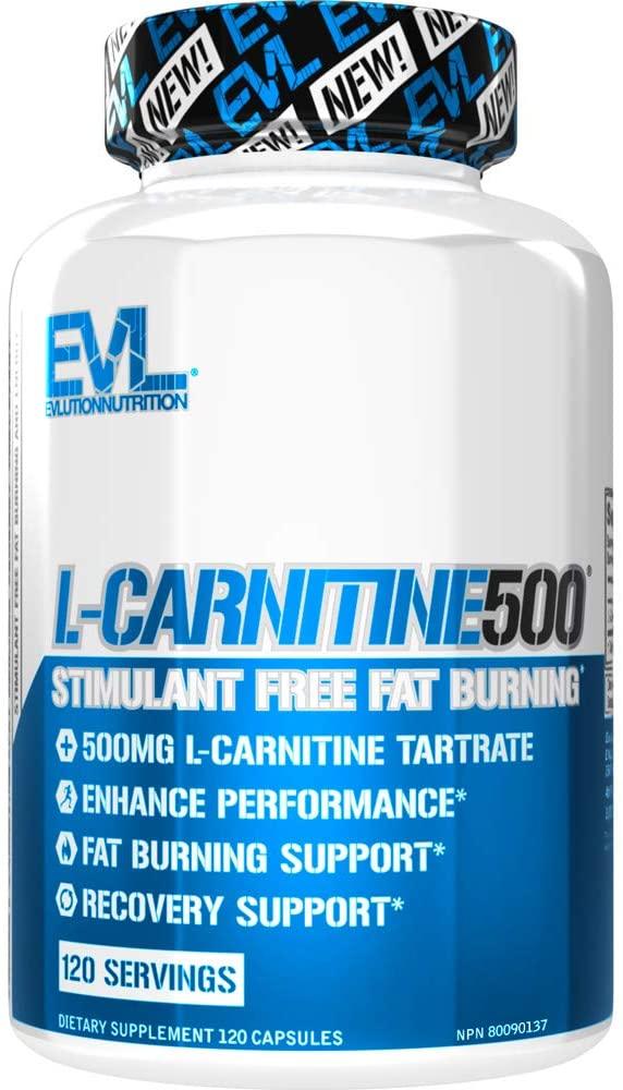 EVLution Nutrition L-Carnitine 500 - 120 caps