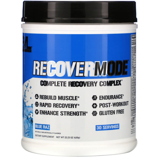 EVLution Nutrition RecoverMode, Blue Raz - 630g