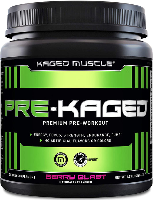 Kaged Muscle Pre-Kaged, Berry Blast - 604g