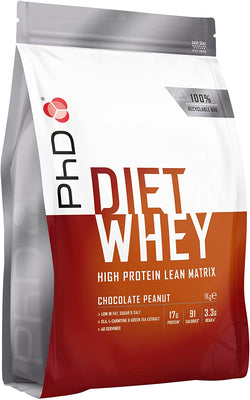 PhD Diet Whey, Chocolate Peanut - 1000g
