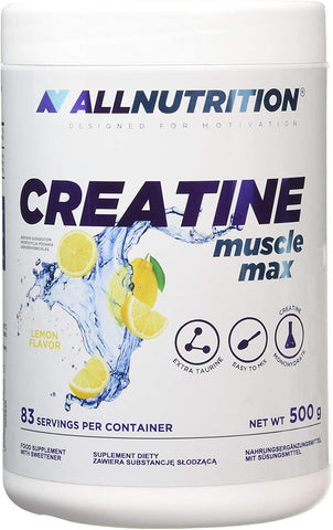 Allnutrition Creatine Muscle Max, Lemon - 500g