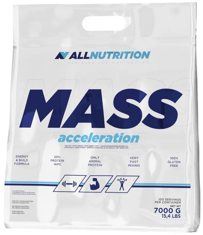 Allnutrition Mass Acceleration, Strawberry - 7000g