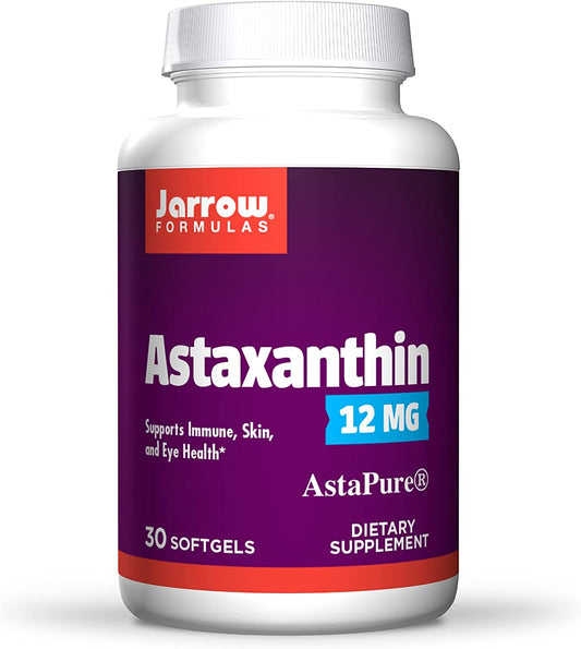 Jarrow Formulas Astaxanthin, 12mg - 30 softgels