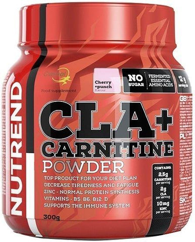Nutrend CLA + Carnitine Powder, Cherry + Punch - 300g