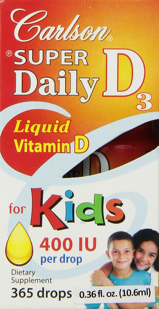 Carlson Labs Kid's Super Daily D3, 400 IU - 10 ml.