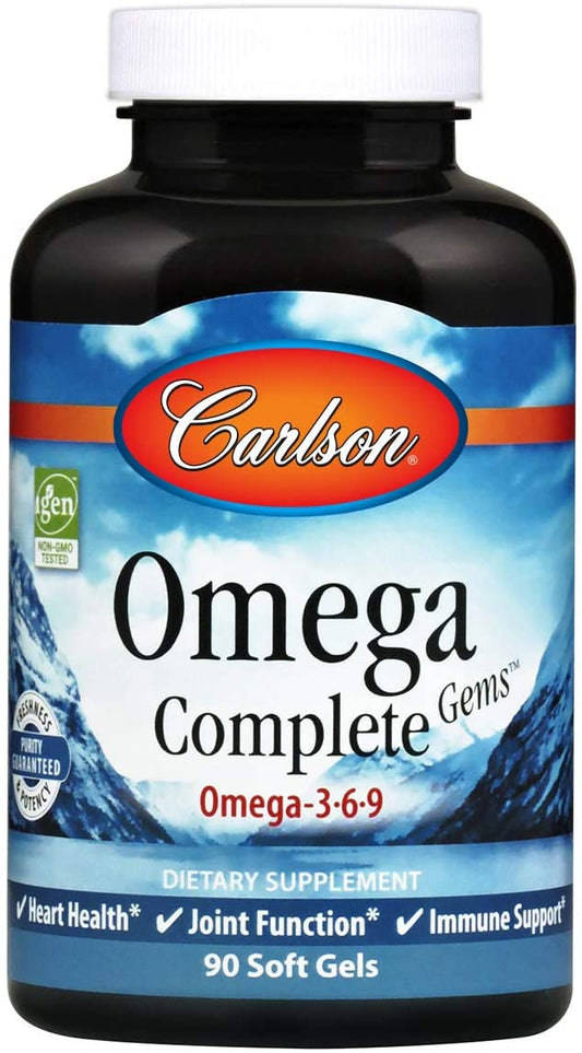 Carlson Labs Omega Complete Gems - 90 softgels