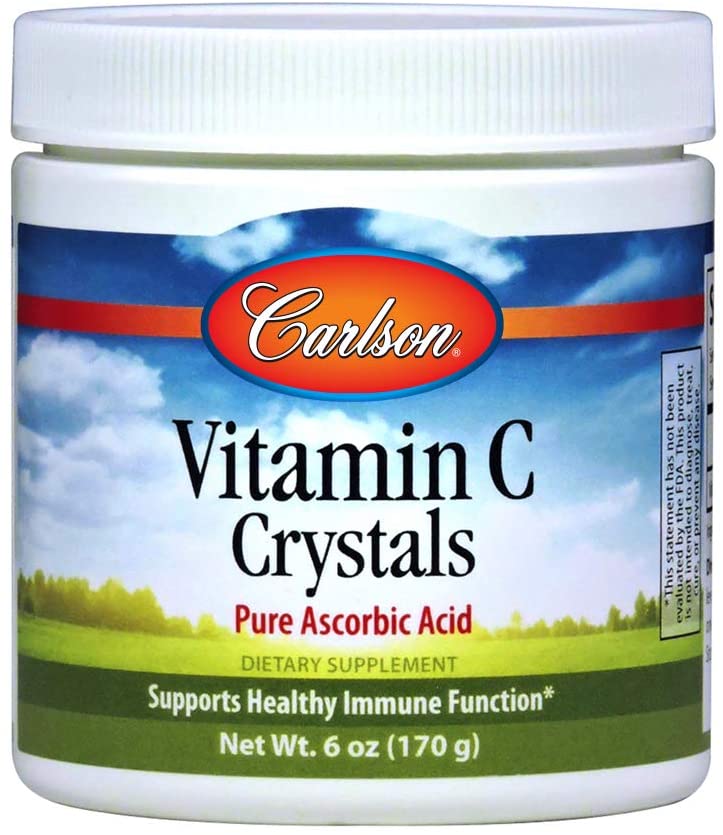 Carlson Labs Vitamin C Crystals, Pure Ascorbic Acid - 170g