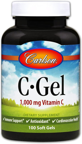 Carlson Labs C-Gel, 1000mg - 100 softgels