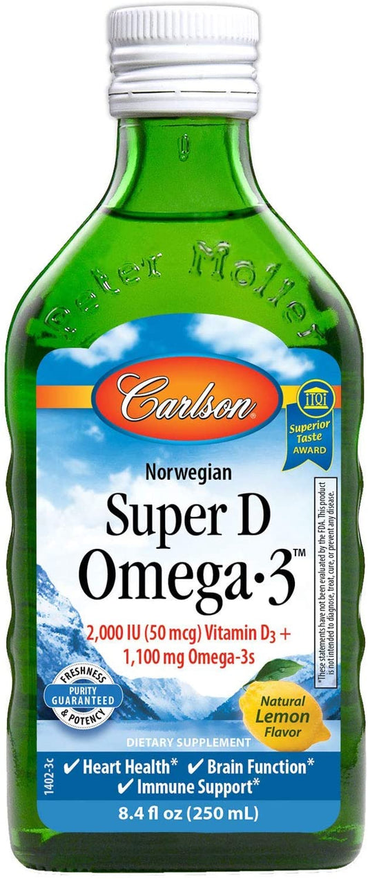 Carlson Labs Super D Omega-3 - 250 ml.