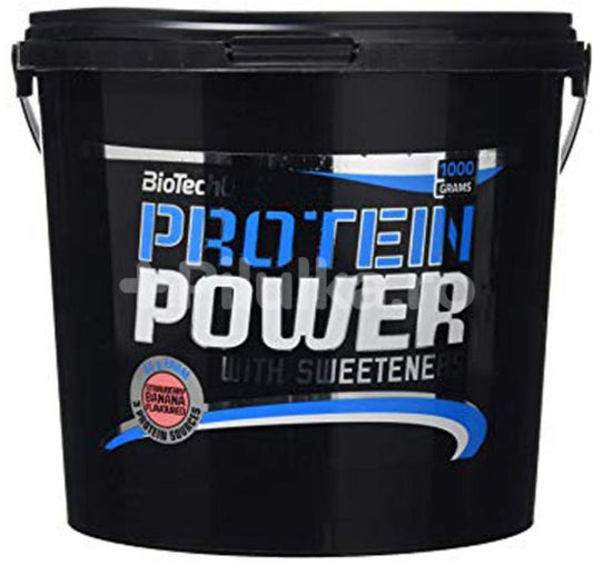 BioTechUSA Protein Power, Strawberry Banana - 4000g