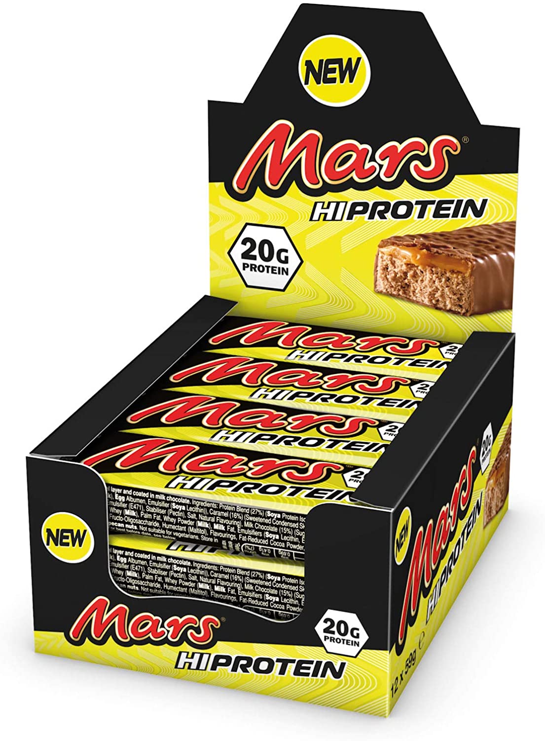 Mars Hi Protein Bars, Original - 12 bars