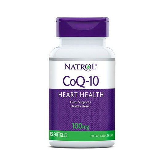 Natrol CoQ-10, 100mg - 45 softgels
