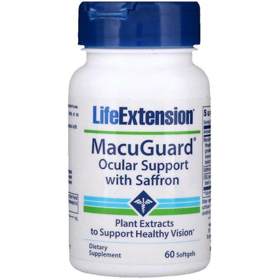 Life Extension MacuGuard Ocular Support with Saffron & Astaxanthin - 60 softgels