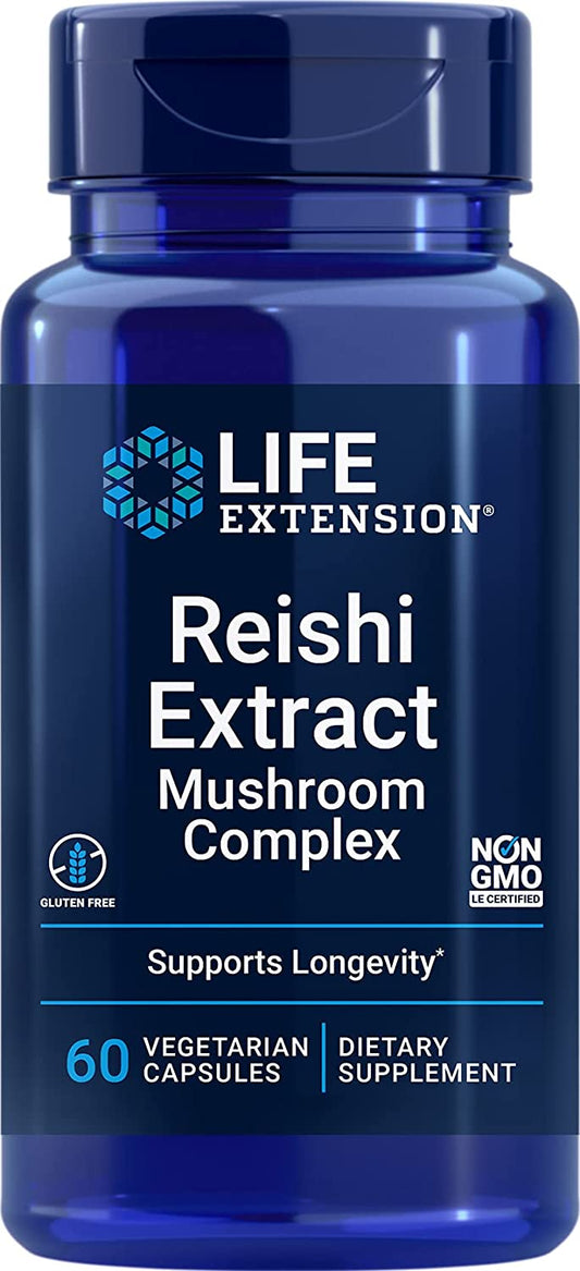 Life Extension Reishi Extract Mushroom Complex - 60 vcaps