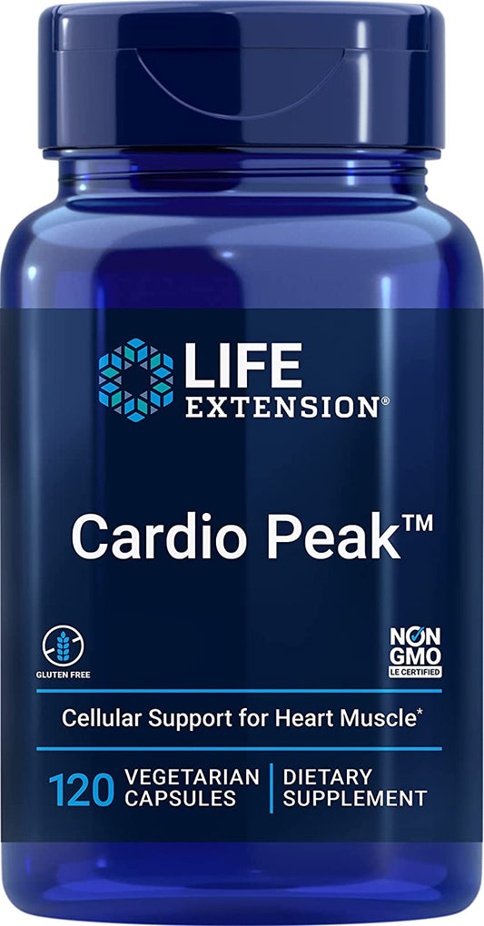Life Extension Cardio Peak with Standardized Hawthorn and Arjuna - 120 vcaps