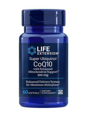 Life Extension Super Ubiquinol CoQ10, 100mg - 60 softgels