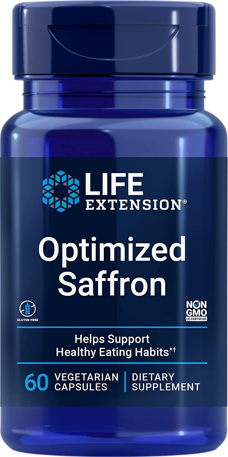Life Extension Optimized Saffron with Satiereal - 60 vcaps