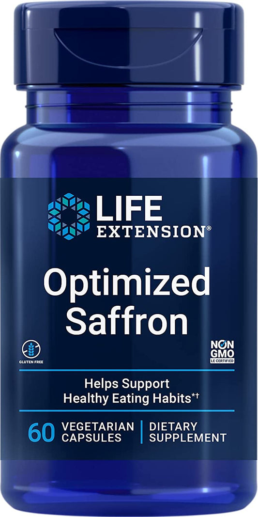 Life Extension Optimized Saffron with Satiereal - 60 vcaps