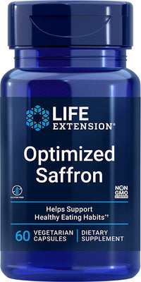 Life Extension Optimized Saffron with Satiereal - 60 vcaps