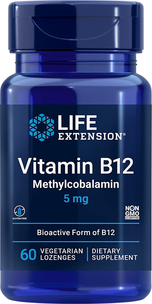 Life Extension Methylcobalamin, 5mg - 60 vegetarian lozenges