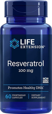 Life Extension Resveratrol, 100mg - 60 vcaps