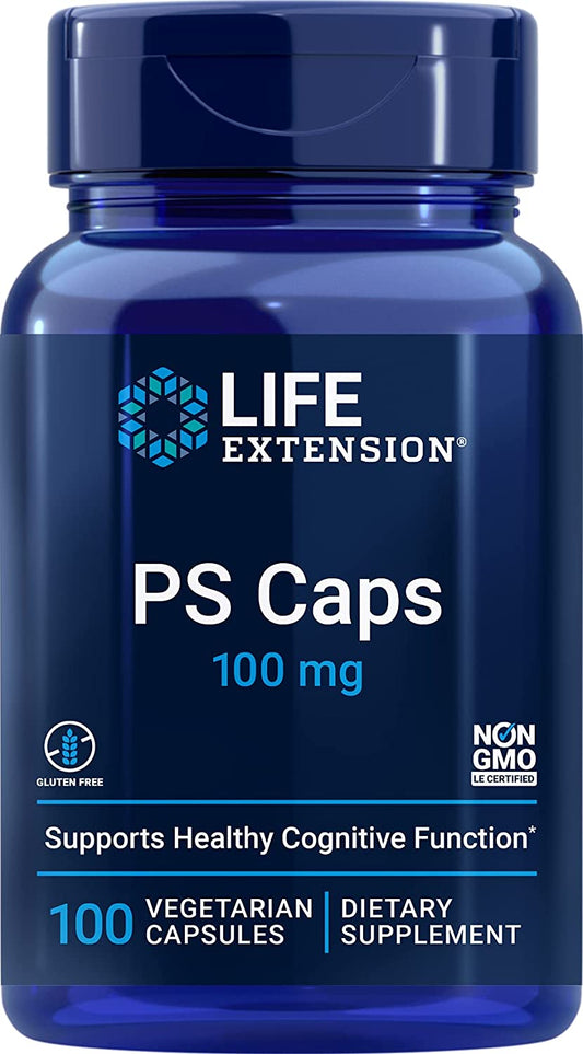 Life Extension PS Caps, 100mg - 100 vcaps