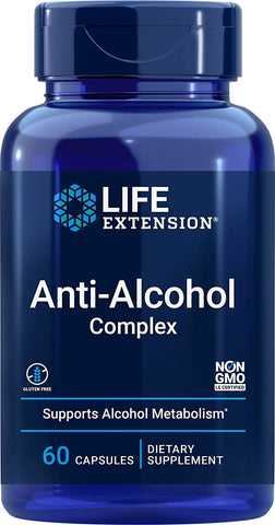 Life Extension Anti-Alcohol HepatoProtection Complex - 60 vcaps