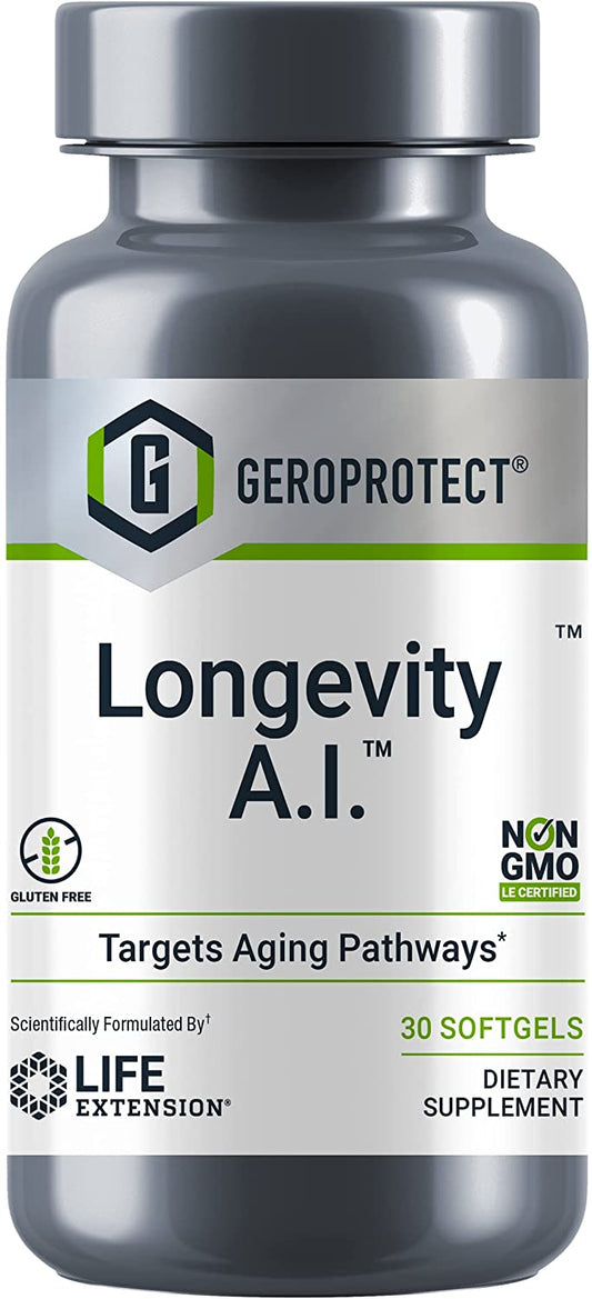Life Extension Geroprotect, Longevity A.I. - 30 softgels