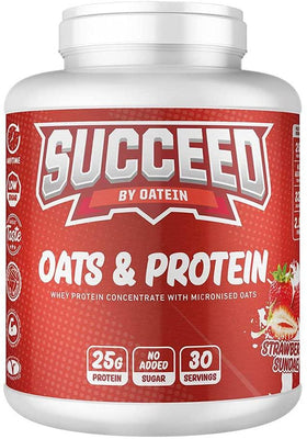Oatein Oats & Whey Protein, Strawberries & Cream - 2270 grams