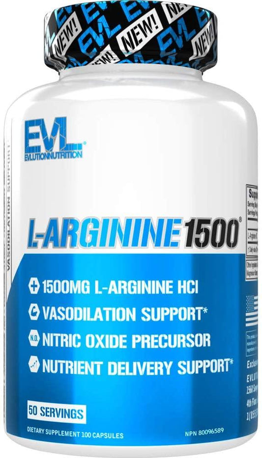 EVLution Nutrition L-Arginine 1500 - 100 caps